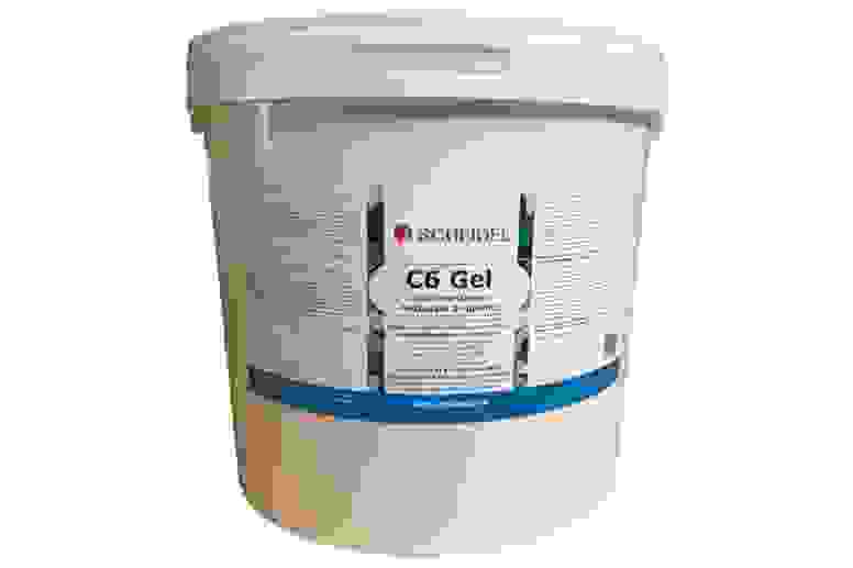 Scheidel C6 Gel nettoyant de graffiti - pour l'enlèvement sur les supports lisses résistants aux solvants pour une courte durée