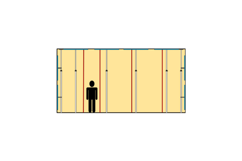 ZipWall ZipFast Paket 1 - für Abtrennungen bis 6.0 x 3.6 m, mit blickdichten, flammhemmenden und wiederverwenbaren Trennwänden.
