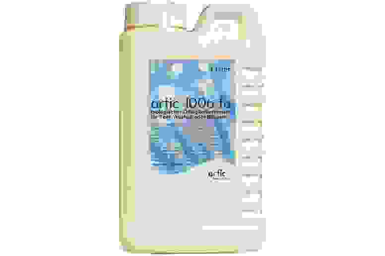 artic 1006 ta - Nettoyant biologique pour taches d'huile avec des bactéries vivantes pour l'enlèvement des salissures d'huile minérale sur l'asphalt, bitume, goudron. Trés doux, n'agresse pas les bitumes.
