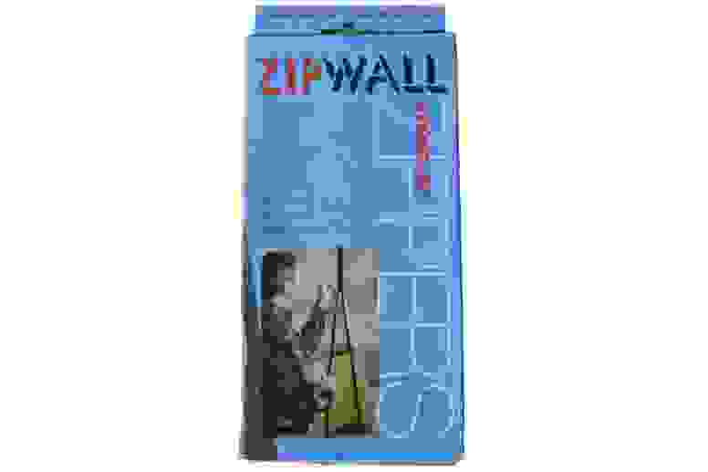 Die selbstklebenden ZipWall-Reissverschlüssen dienem dem schnell und bequemen Zugang in und aus der Folienabschottung.