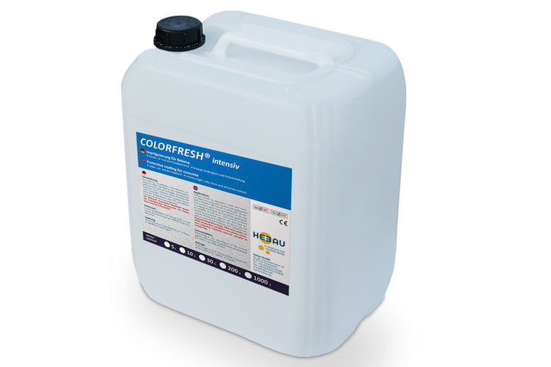 Hebau Colofresh Intensiv Hebau Colorfresh Intensiv - farbtonvertiefender Fleckschutz mit hydrophoben und oleophoben Eigenschaften für mineralische Untergründe