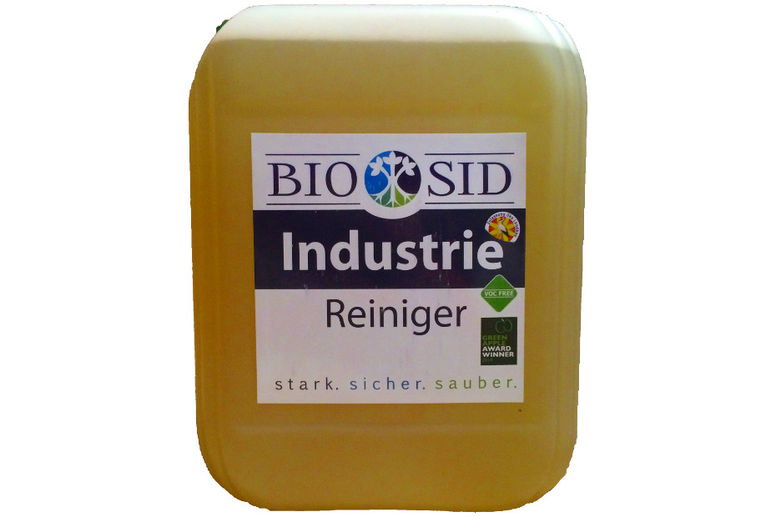 Biosid Industriereiniger HK - hochkonzentrierter Industriereiniger zur Entfernung von Schmutz, Ölen, Wachsen, Fetten, usw. - Kein Gefahrgut!