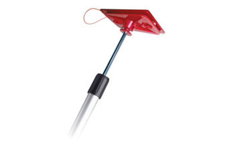 ZipWall Teleskopstange - Aufbauanleitung Schritt 1: Folie am Boden auslegen mit 30 cm Reserve je Seite