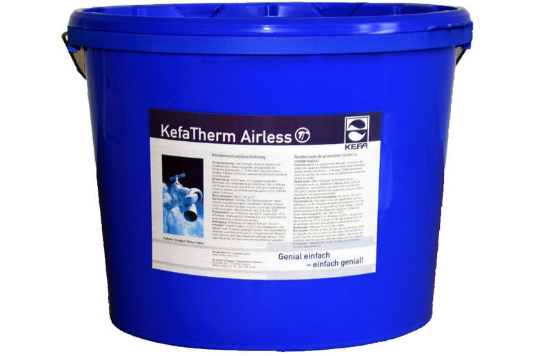 KefaTherm - revêtement de protection contre la condensation et de régulation de l'humidité pour des halles, des garages souterrains, des conteneurs, etc.