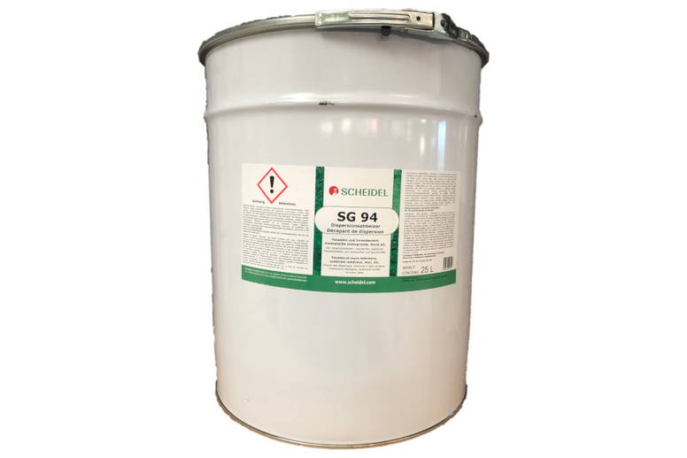 Scheidel SG 94 - décapant de dispersion Scheidel SG 94 - décapant de dispersion - Pour l'enlèvement des peintures à dispersion et des peintures latex
