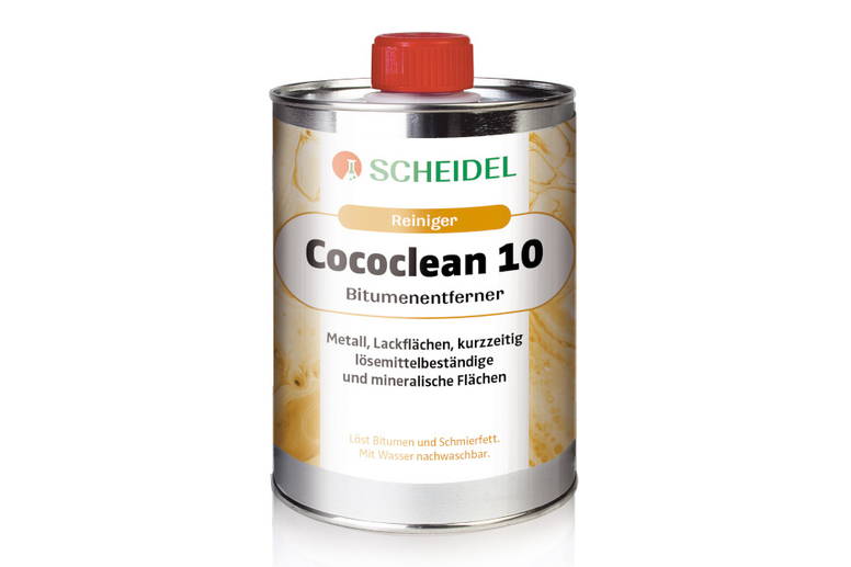 Scheidel Cococlean 10 Scheidel Cococlean 10 - zur Entfernung von bitumenhaltigen Schatten nach der Graffitientfernung.