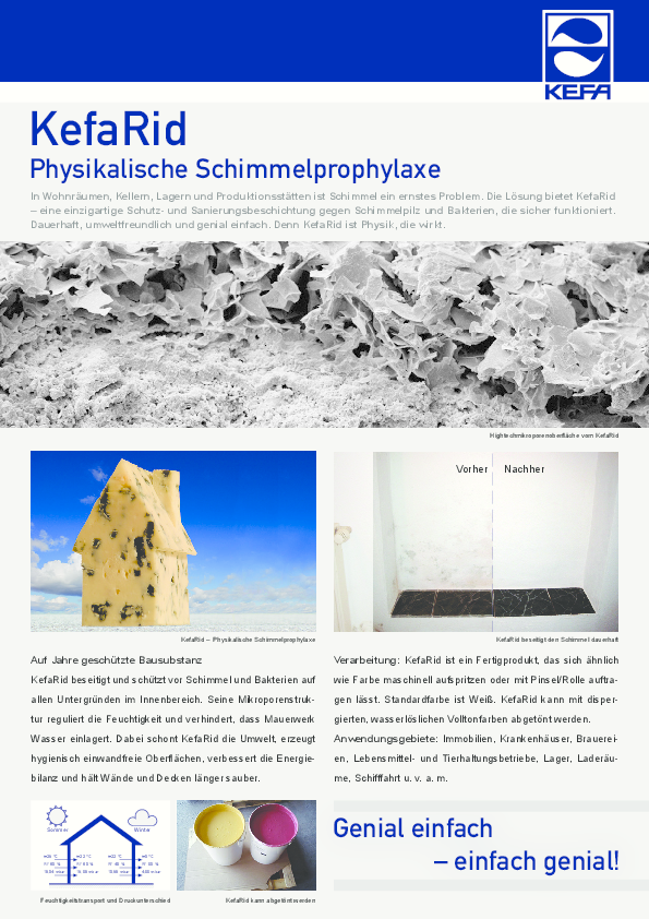 Produktflyer KefaRid