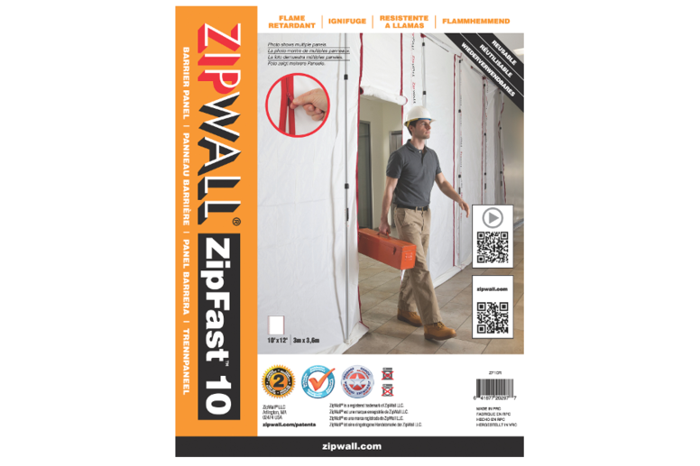 ZipFast wiederverwenbare Wandsegmente ZipFast wiederverwendbare Wandsegmente (blickdicht und flammhemmend) - Dank ZipFast müssen Sie nie wieder Kunststoff-Folie kaufen. In diversen Längen erhältlich.