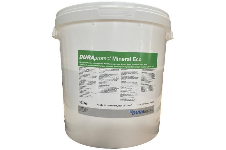 DURAprotect Mineral Eco - ökologisches, rein mineralisches Anstrich-System zum Schutz gegen Schimmel.