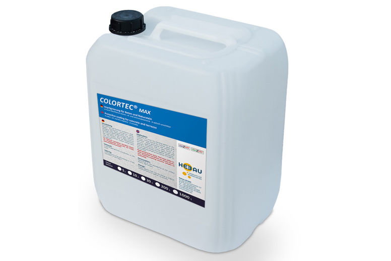 Hebau Colortec Max Hebau Colortec Max - Protection contre les taches invisible avec des caractéristiques hydrophobes et oléophobes pour des support minéraux.